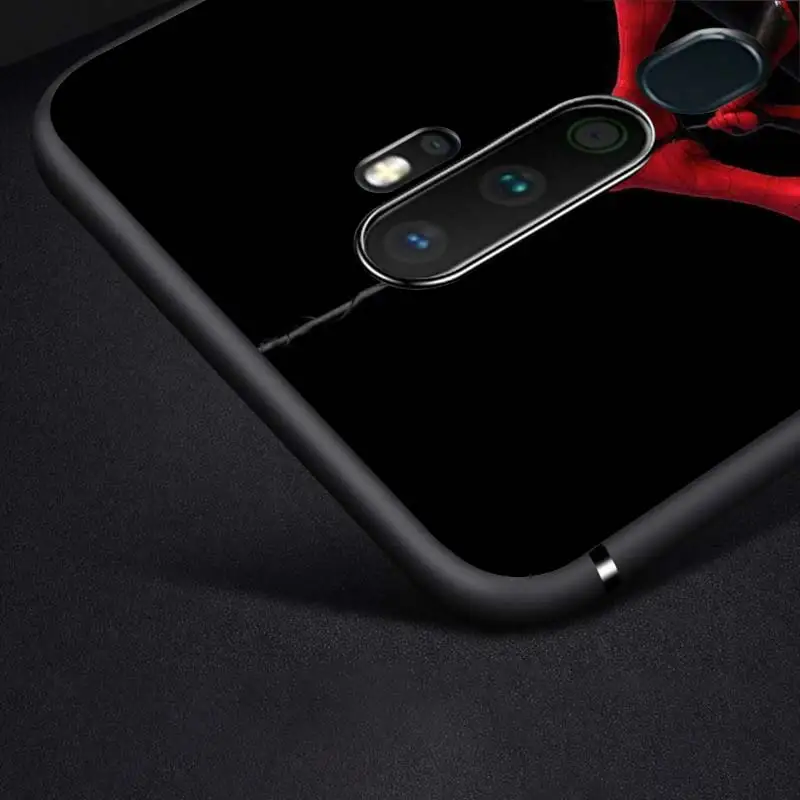 

Marvel spider man for OPPO Reno A ACE 10 X Z00M Z 2 3 4 5 5K SE Z F Pro Plus 4G 5G TPU Black Phone Case