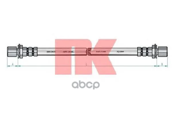 Brake hose Toyota NK art. 854579 | Автомобили и мотоциклы