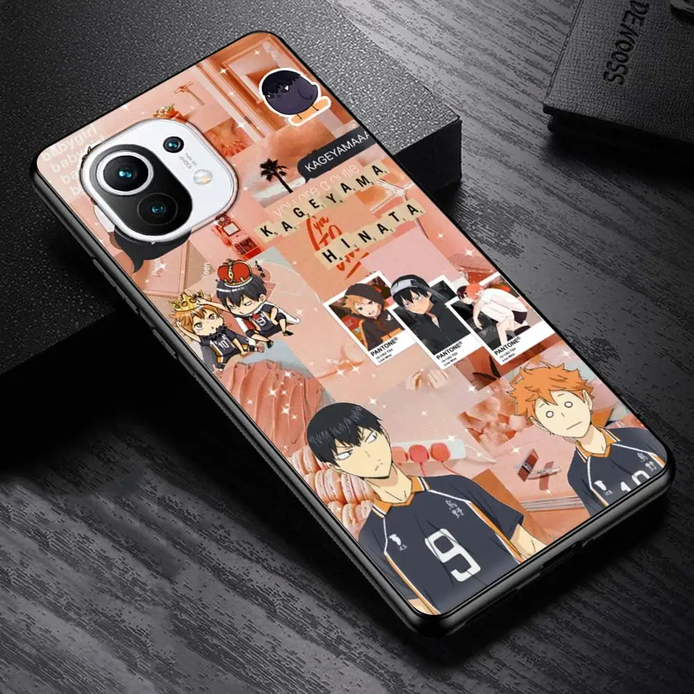 

Haikyuu Volleyball Anime Hot Silicone Phone Case For Xiaomi Mi 11 10T Pro Note 10 A2 Lite 5G 9T Poco M3 X3 NFC CC9 8 Cover Bag