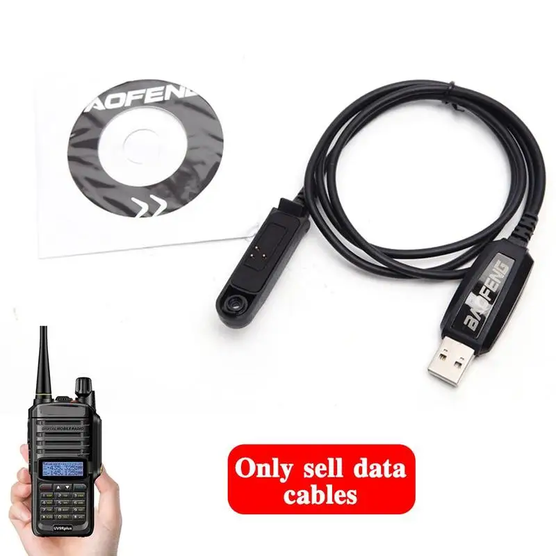 

USB Programming Cable For Baofeng Waterproof Two Way BF-9700 Radio Mate A-58 Plus UV-9R UV-XR Walkie Talkie UV-9R P0L8