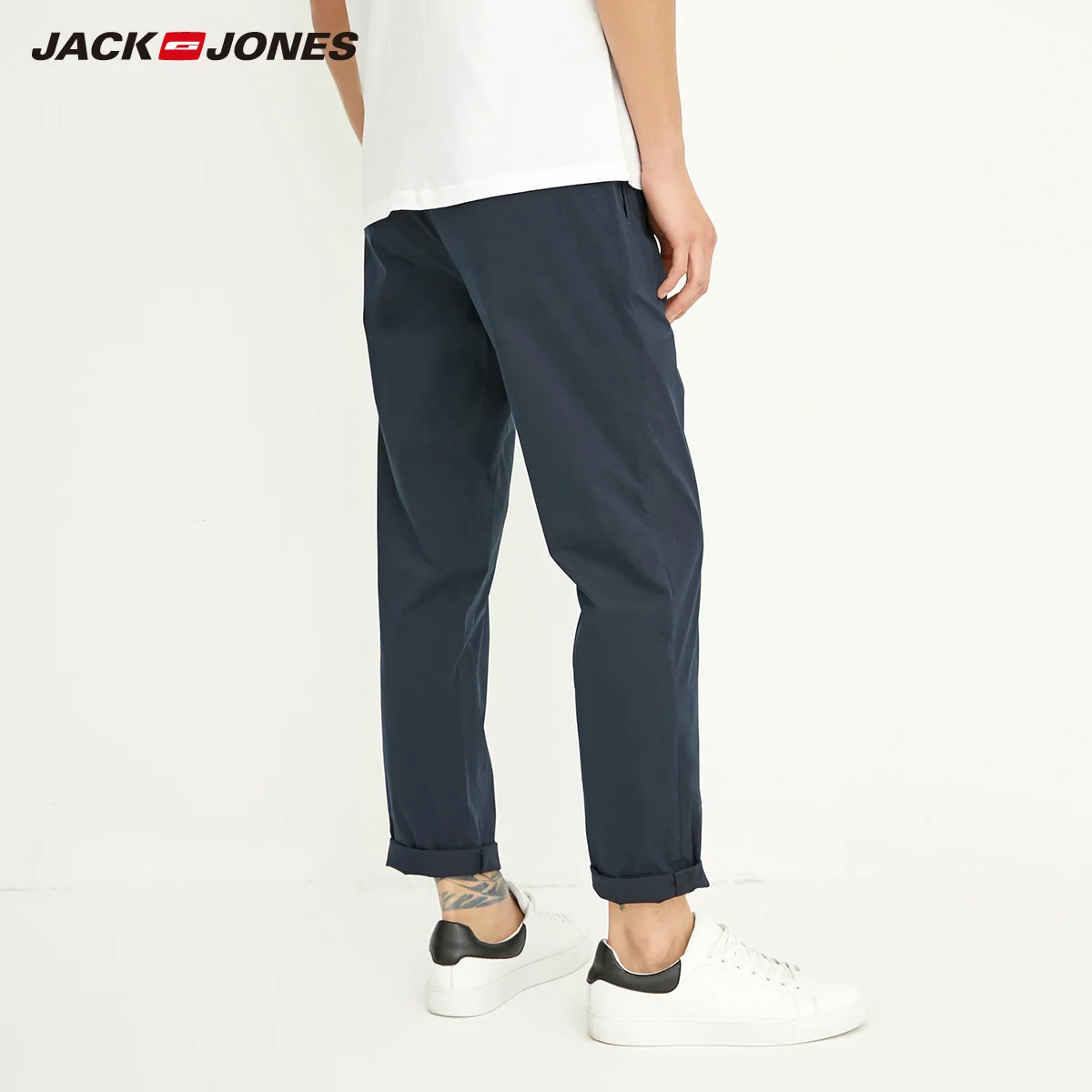 Брюки для отдыха Jack Jones однотонные весна 218314541 | Мужская одежда
