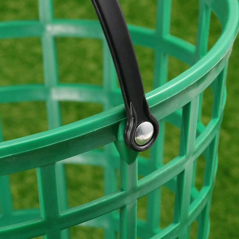 

Golf Ball Basket Golfball Container with Handle Ball Holder for Sports Stadium Outdoor Playing B
