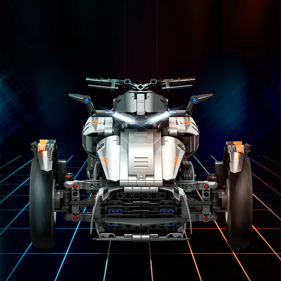 Конструктор Can Am Spyder в наличии гоночный мотоцикл на радиоуправлении двойной
