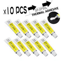 10pcs 5g thermal grease paste conductive thermal grease adhesive glue for chip vga ram led ic cooler radiator cooling glue