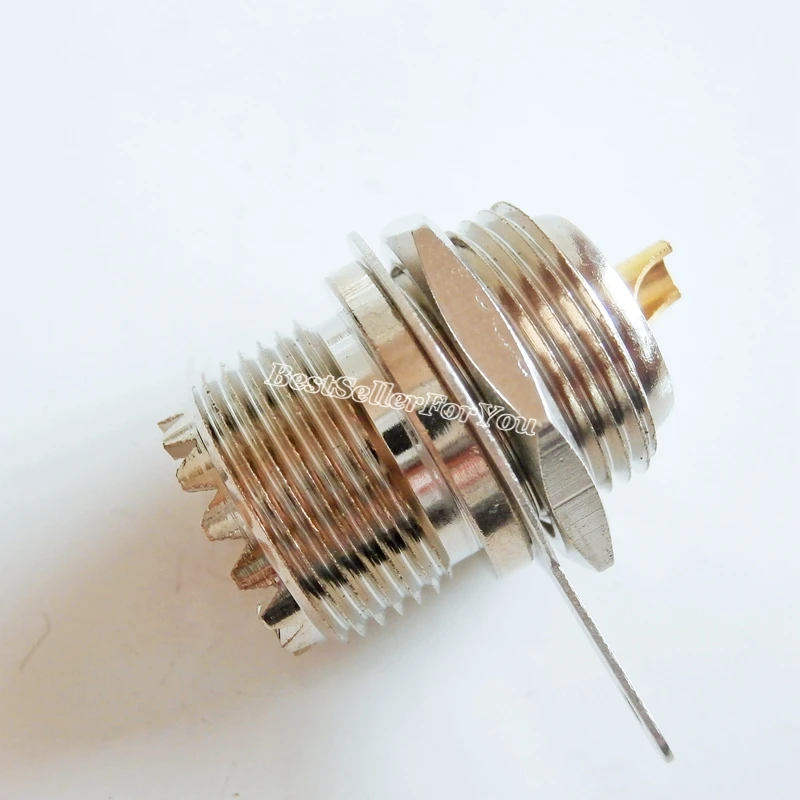 1 шт. разъем UHF SO-239 гнездовой SO239 гайка перегородка чашка паяльная панель прямое