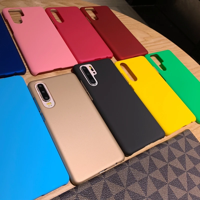 Однотонный матовый жесткий пластиковый чехол для телефона Xiaomi mi a1 A2 A3 9 9T Red Note 5 6 6A