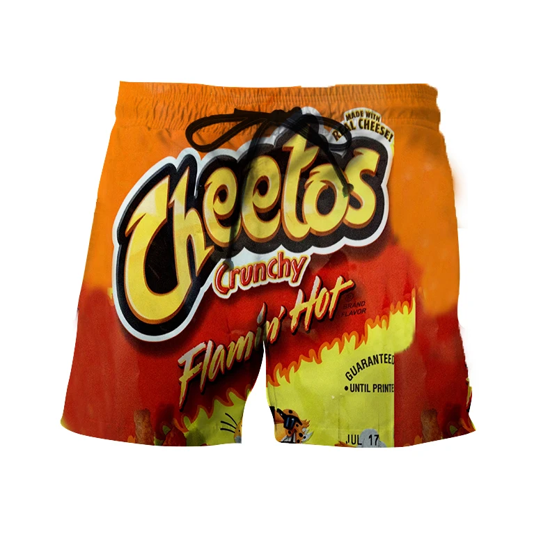 

Men's and women's 90s cartoon shorts 3D printed shorts Collage style summer casual shorts