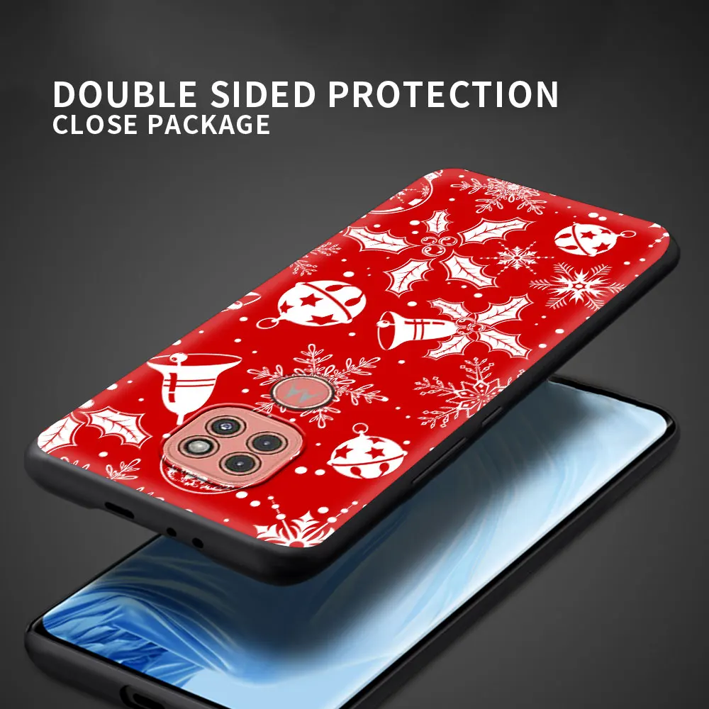 merry christmas cute snowman phone case for moto one fusion plus g60 g50 g30 g9 g8 play plus power lite e7 plus e6s cover free global shipping