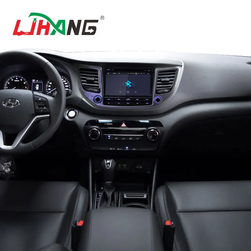 LJHANG 8 дюймов Android 10 автомобильный DVD мультимедийный плеер для HYUNDAI TUCSON ix35 2016 2017 GPS Navi