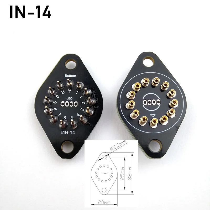 

Разъём для держателя трубки Nixie IN14 IN12 IN18 IN-8