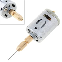 12v small pcb electric drill 13000rpm 500ma press drilling with 1mm drill motor and drill clamp hand tools for pcb drilling