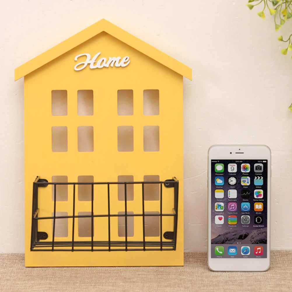 Настенная полка для хранения в деревянном доме настенный держатель-органайзер