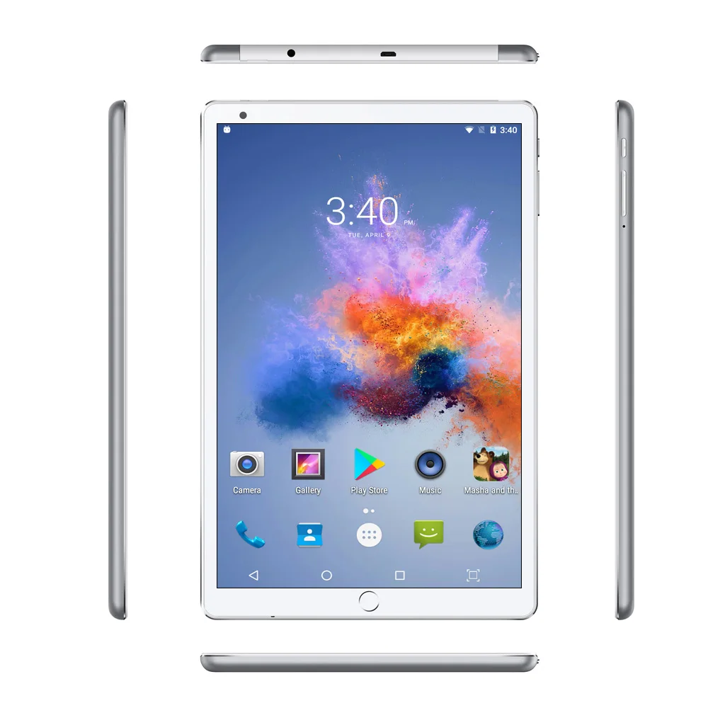 10,1 дюймов планшеты ПК Android 7,0 Google Восьмиядерный 1,5 ГГц 4 Гб ОЗУ 64 Гб ПЗУ 3G Телефонный звонок Wi-Fi gps Планшетный ПК+ комплект еды