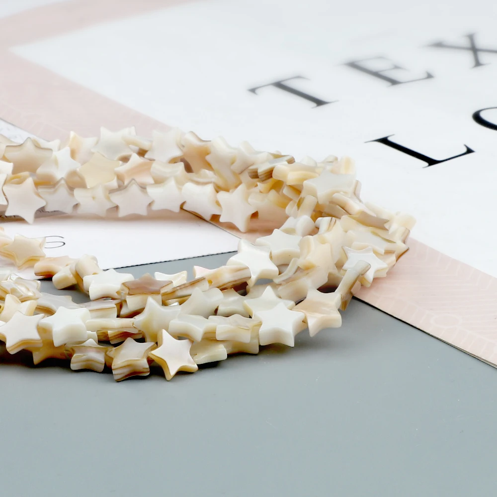 Оптовая продажа куб в форме звезды бусины из натуральных раковин пресноводный