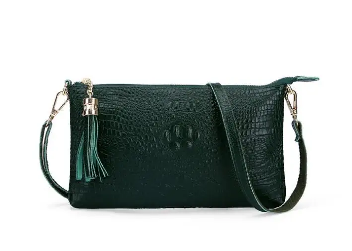 Женская сумка-мессенджер из 100% натуральной кожи маленькая сумка через плечо с