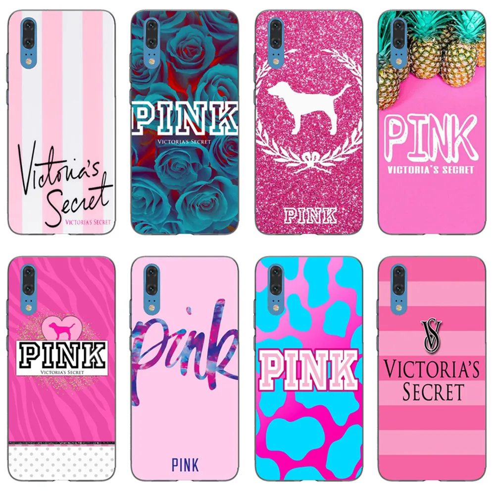 Розовый и абсолютно новый мягкий TPU телефон Виктории любовь розовый чехол для Huawei