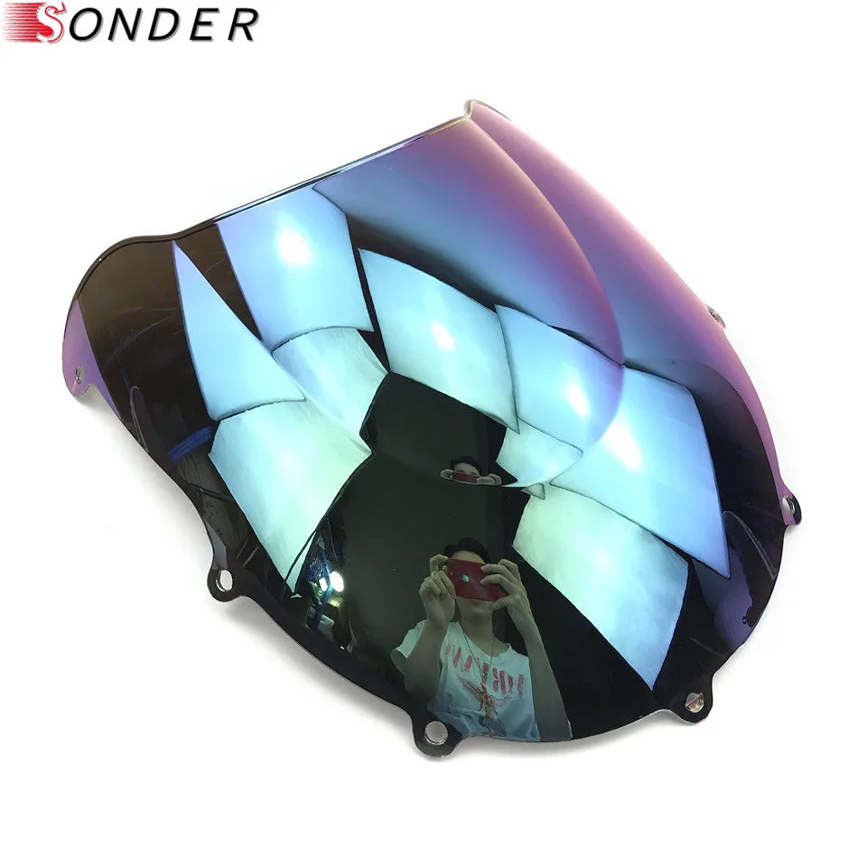 Для Suzuki GSXR600 GSXR750 GSX R GSXR 600 750 96 97 98 99 1996 1997 1998 1999 детали ветрового стекла с двойными