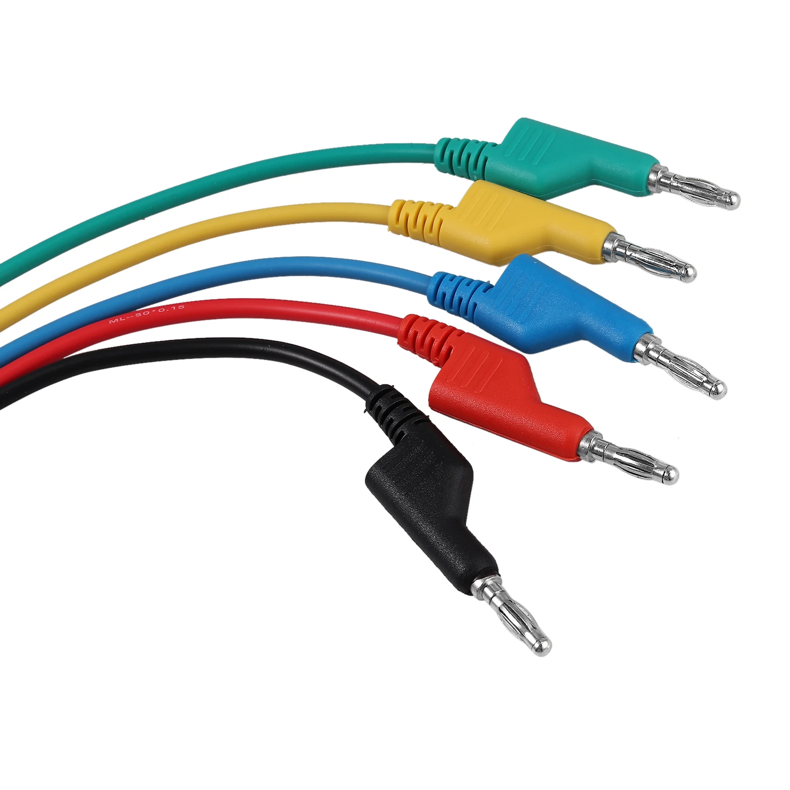 Набор испытательных проводов для вилки типа банан 4 мм 5 шт.|Мультиметры| |
