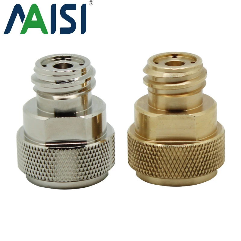 

New Quick Connection 3oz Airsource Co2 Cartridge Cylinder to Paintball Tank 21*4 Thread Adapter