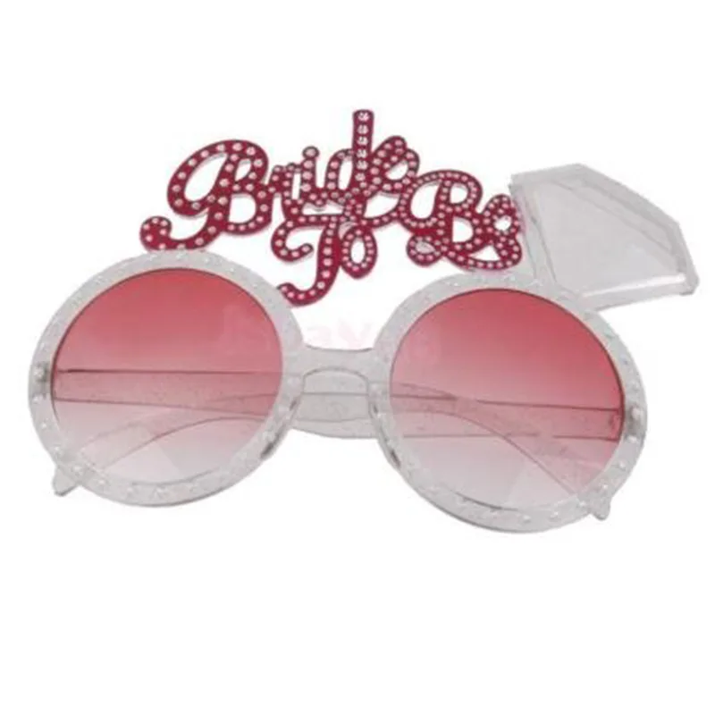 

Team Bride Decorate Bride To Be Glasses Bridal Wedding Veil Bachelorette Party Girls Hen Party Decoration