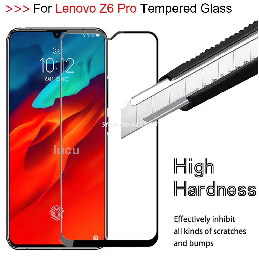 Защитное стекло закаленное 9H для Lenovo Z5/Z5S/Z6 PRO | Мобильные телефоны и аксессуары