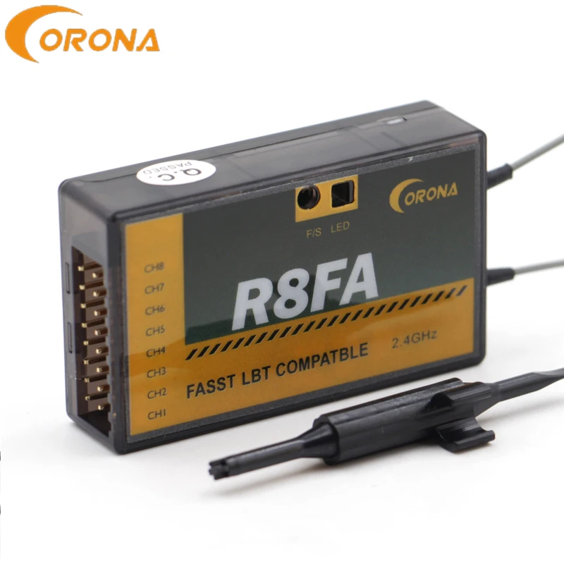 Corona R4FA R6FA F8FA R14FA 2,4 Ghz FUTABA T8FG 12FG 14SG 16SZ 18MZ Совместимость с FASST(технологией стандартных систем с гибкой архитектурой) приемник для RC самолетов