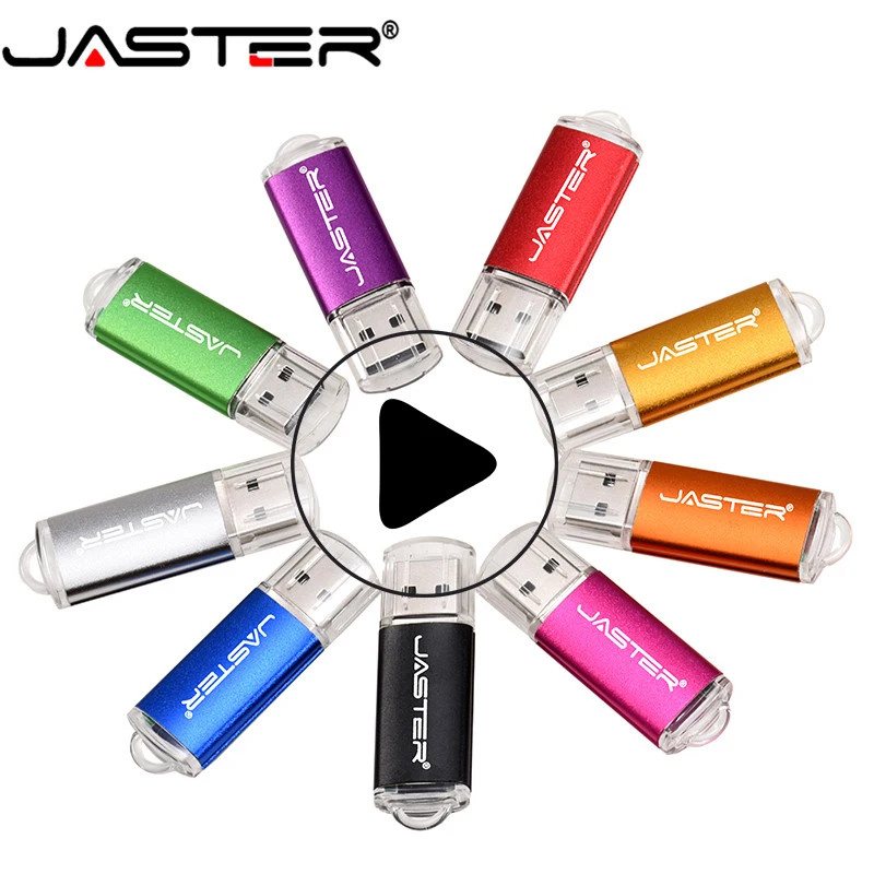 JASTER мини-флеш-накопитель USB флэш-накопитель 4 ГБ 8 ГБ 16 ГБ 32 ГБ 64 Гб 128 ГБ Флешка металлический флеш-диск Usb 2,0 карта памяти USB
