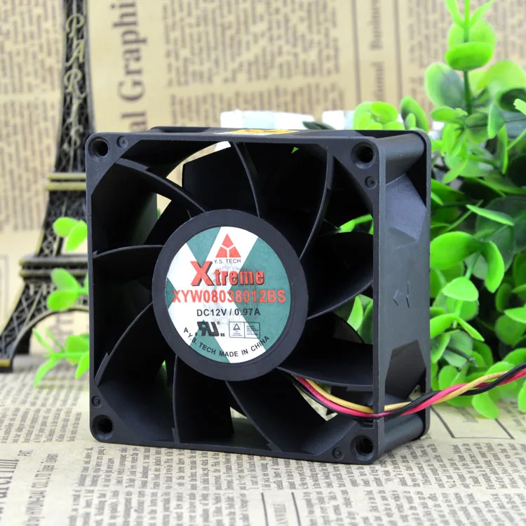 Доставка. Вентилятор охлаждения XTREME XYW08038012BS 8038 12 В 0.97a
