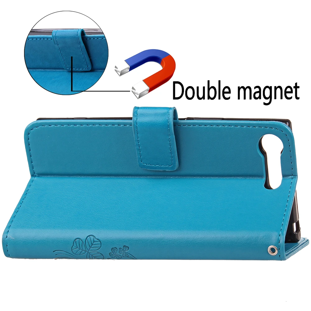 Роскошный кожаный флип-чехол с объемным цветком для Lenovo чехлы-бумажники задняя