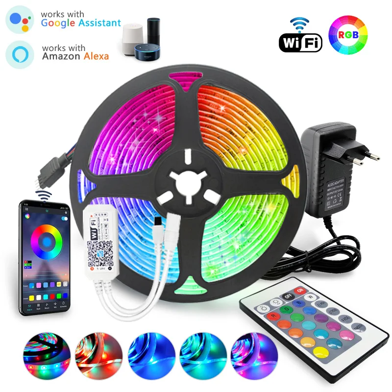 SMD RGB Светодиодные ленты Light 5050 3528 10 м 5 светодиодные rgb светодиодов светодиод лента