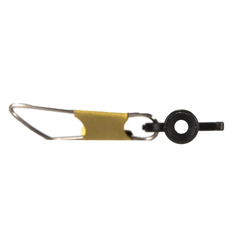 

10pcs Fishing Balance Plastic Head Round Eye Swivel With Quick Pin String Hook Bracket Fishing Lines Sinker Slide Fishing Tools
