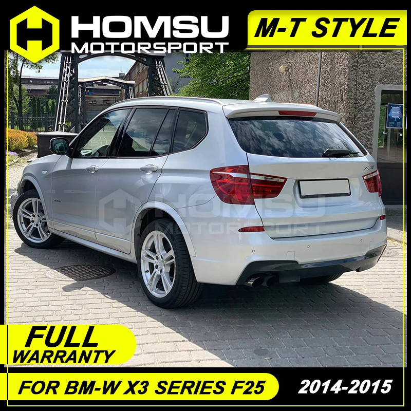 M T Стиль FRP неокрашенные кузова автомобиля комплект передний задний бампер