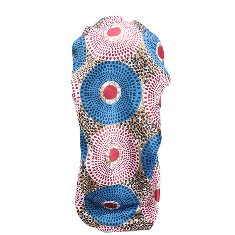 Мужские шапочки для сна Модный цветочный головной убор Шапки Длинные атласные