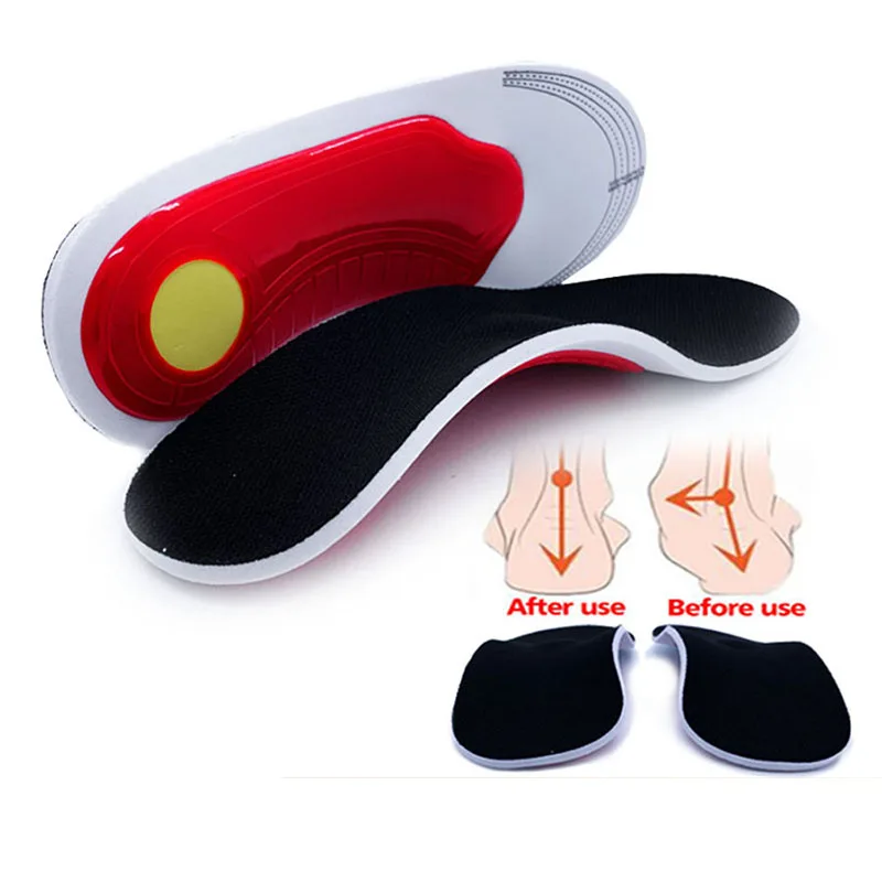 

Arch Support Foot InsolesEVA is shock-resistant, pressure-relieving, breathable, abrasion-resistant, lightweight and comfortable