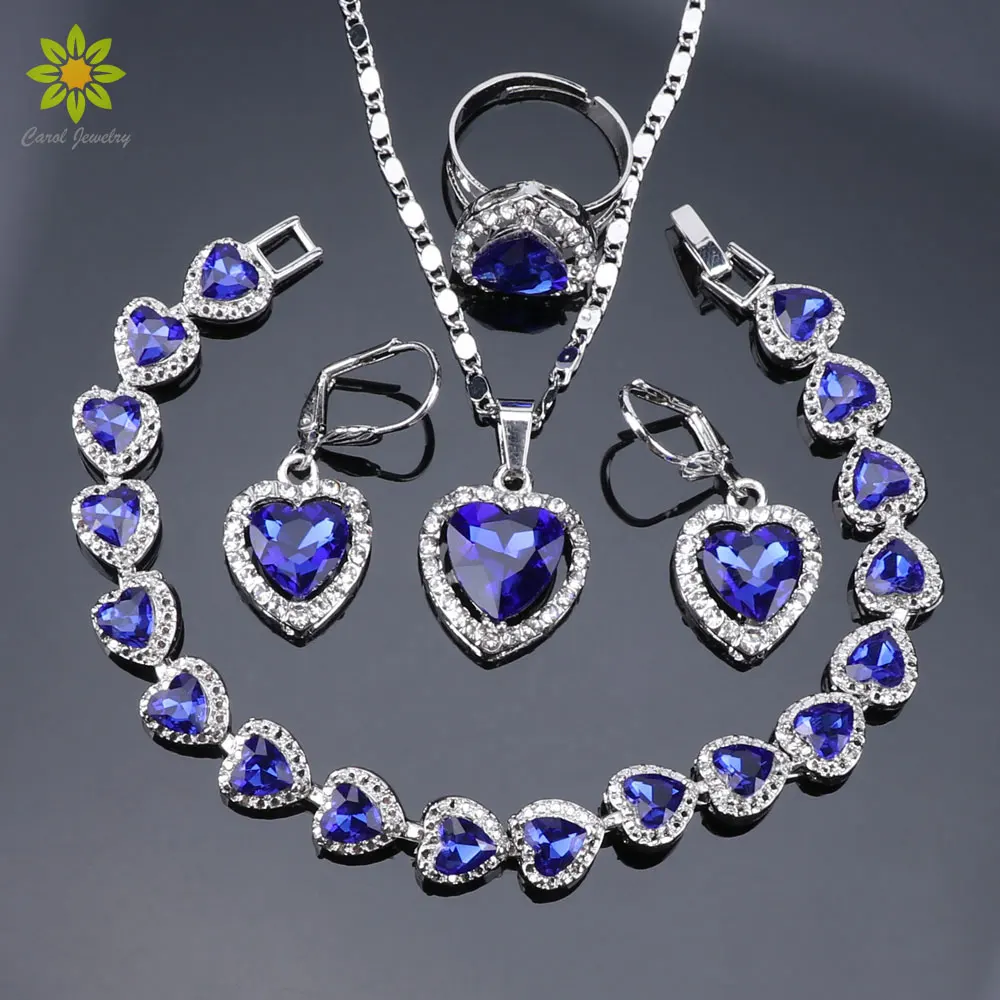 Свадебный набор украшений для женщин посеребренный свадебный браслет серьги