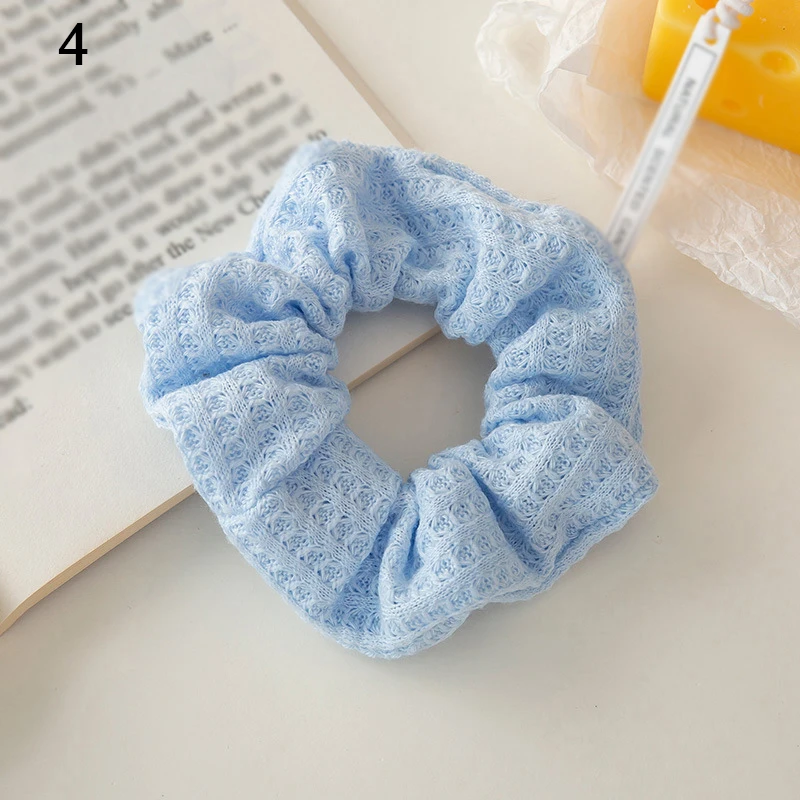 

Knitted Scrunchie For Women Fashion Candy Colors Hair Rope Ties Girls Elastic Hair Bands Korean Ponytail Holder Hair Accessories