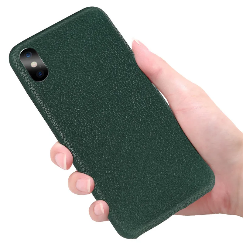 Lovebay Телефон чехол для iPhone 6 7 8 Plus роскошный бизнес матовый мягкий PU для iPhone X XR XS Max Противоударный задняя крышка Чехлы подарок