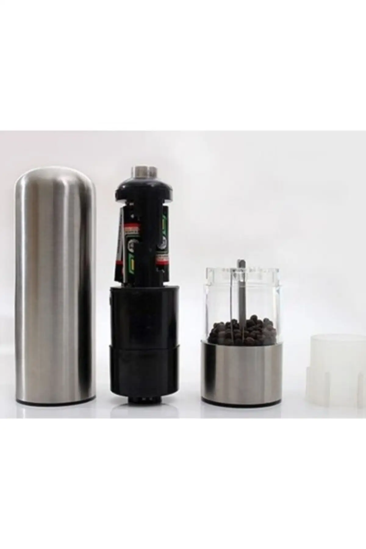 

Battery powered Led Light Auto Salt Pepper Mill Spice Grinder