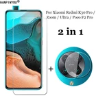 Адаптер 2-в-1 для Xiaomi Redmi K30 Pro зум ультра Poco F2 Pro камера объектив защитная пленка + Front 9H Защитная пленка для экрана из закаленного стекла защитная пленка