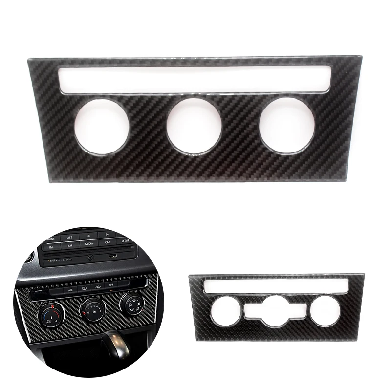 Внутренняя центральная консоль из углеродного волокна для VW Golf 7 MK7 VII 2013 2014 2015