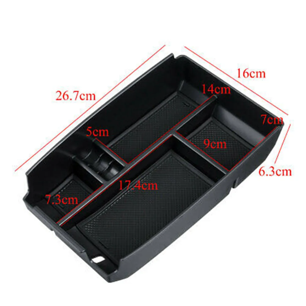 

ABS And Rubber Armrest Storage Box Car Case Center Console For Ford Escape 2020