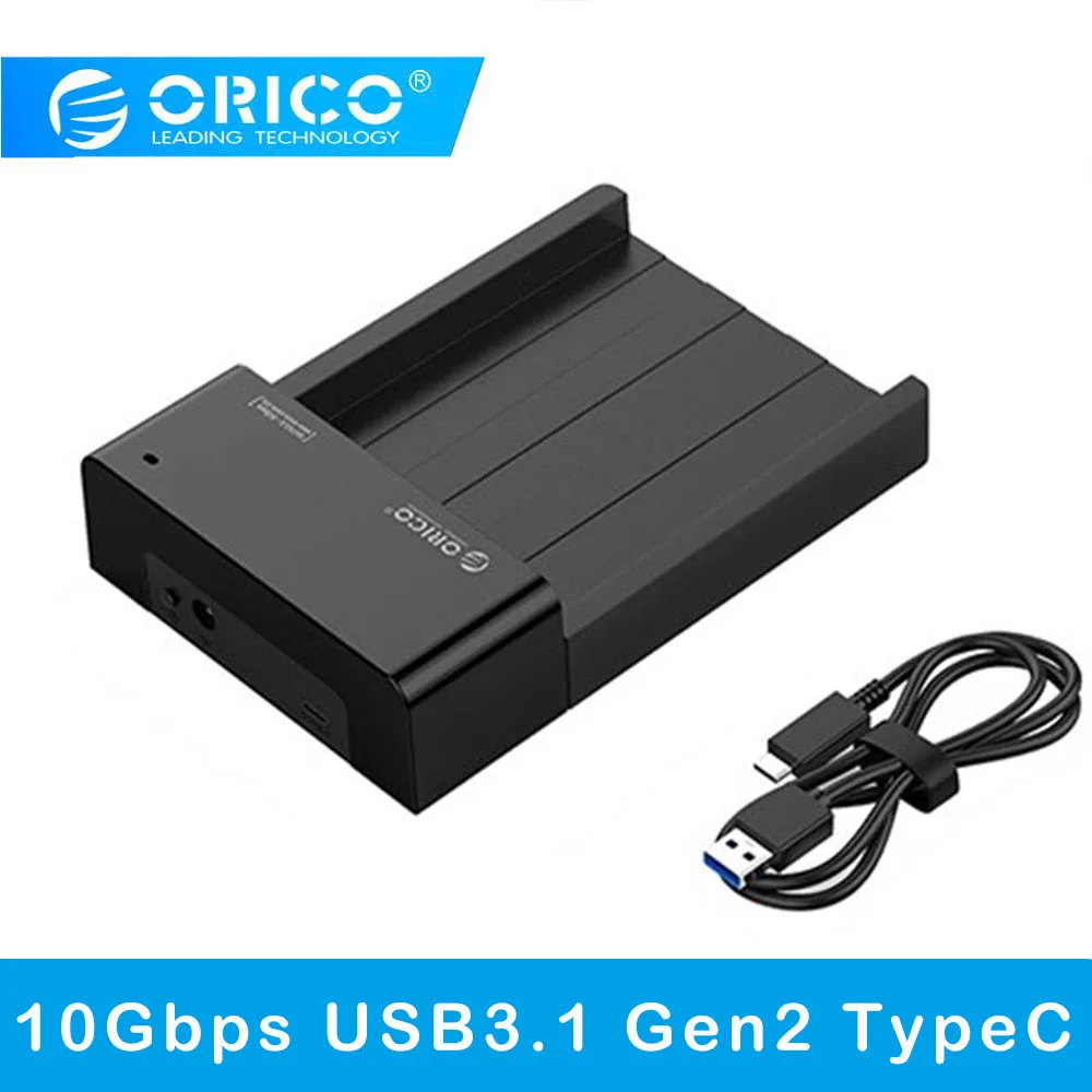 Док станция ORICO 6518C3 G2 2 5/3 5 дюйма 10 Гбит/с SATA на USB 3 1|Корпус жесткого диска| |