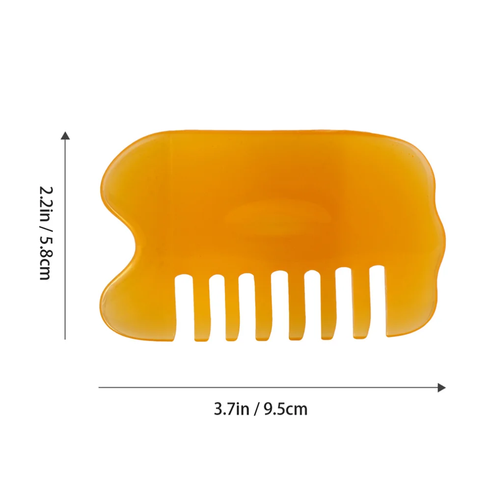 

2PCS Scraping Comb Head Scraping Comb Natural Scraping Comb