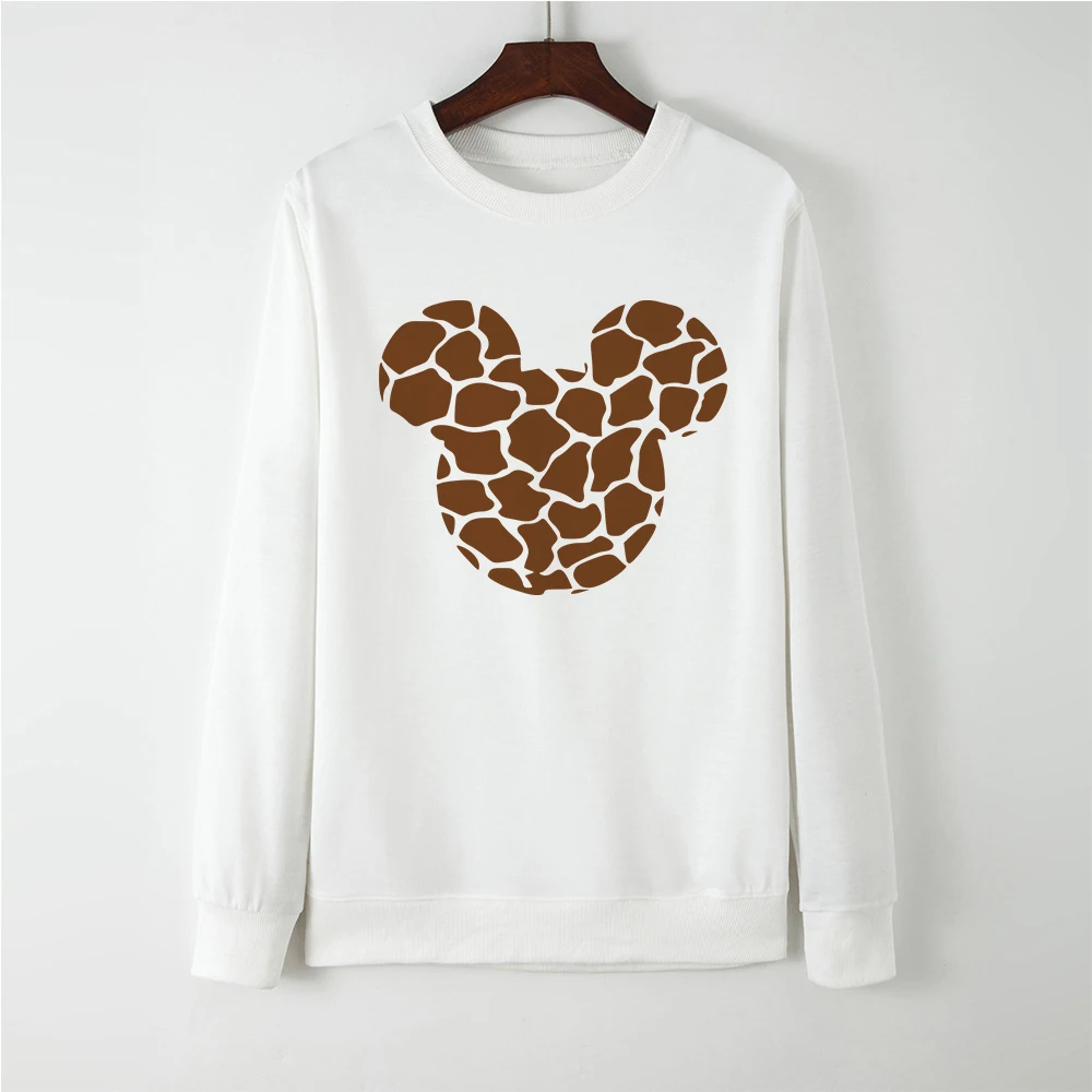 

Women Fragmented Mickey Mouse Headr Hoodies Winter Leisucre Streetwear Minimalist Cartoon Top Pullover Beautiful Sweatshirt