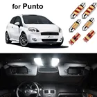 10 шт. Canbus для Fiat Punto 3 188 2000-2006 2007 2008 2009 2010 2011 Комплект светодиодного освещения для салона купольные лампы для багажника