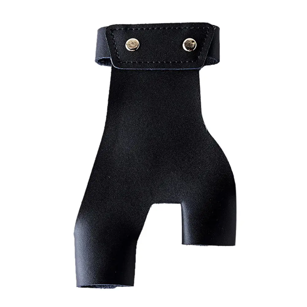 Кожа левая рука стрельба из лука стрелы лук Охота Защитная защита для пальцев два