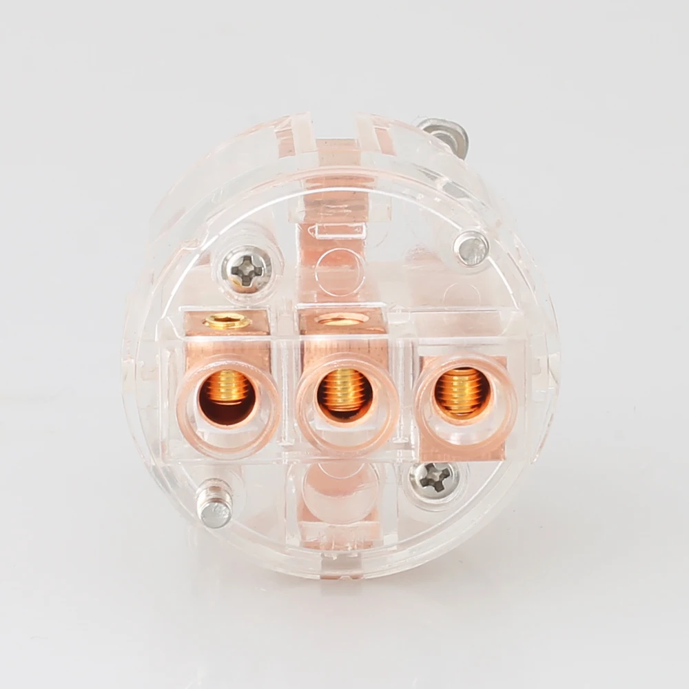 Viborg VE512 Высококачественная Чистая медь штепсельная вилка Европейского типа Schuko