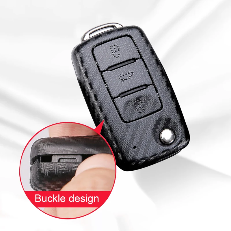 Чехол для ключа автомобиля VW Volkswagen Golf Bora Jetta POLO GOLF Passat GTI R MK7 TiguanTouran Scirocco Skoda Octavia A5