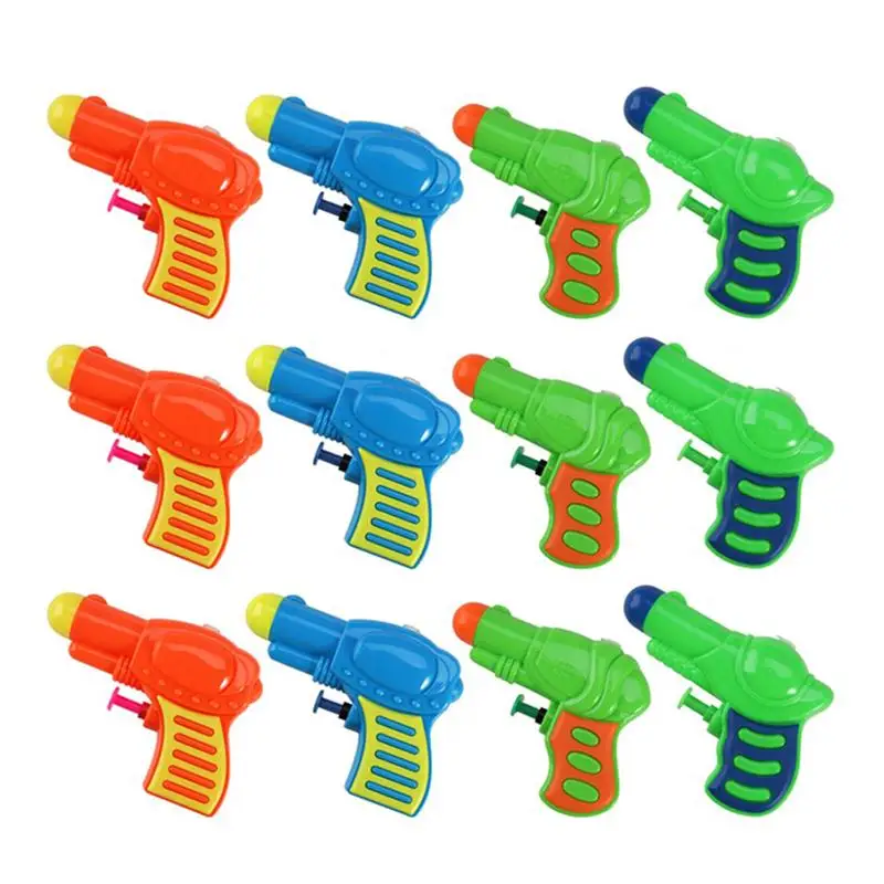 

TOYMYTOY 12pcs Water Gun Toys Plastic Water Squirt Toy For Kids Watering Game Party Outdoor Beach Sand Toy (Random Color)