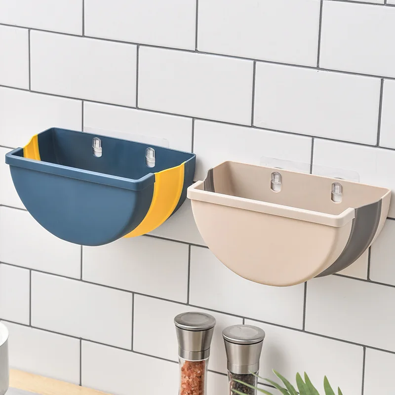 Многофункциональная складная корзина для мусора полипропиленовый подвесной